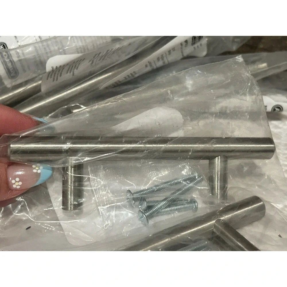 7‎ Pack Amerock Bar Pulls Drawer Pull Sterling Nickel 3